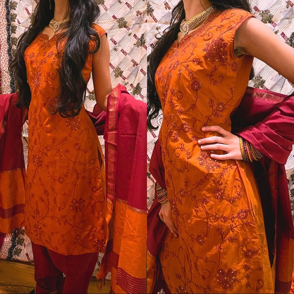 Silk Salwar Kameez - Picture 2 of 6